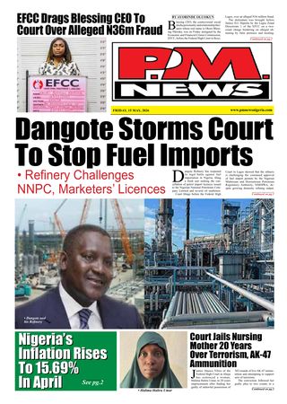 PM News - May 15, 2026 — front page