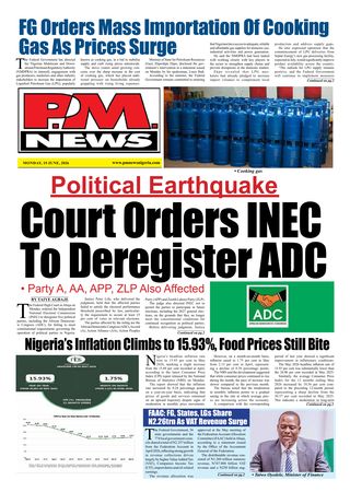 PM News - June 15, 2026 — front page