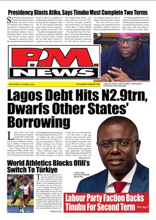 PM News - April 16, 2026 — front page