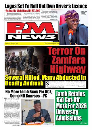 PM News - May 11, 2026 — front page