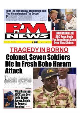 PM News - April 13, 2026 — front page