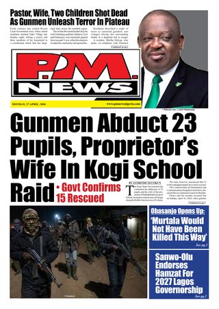 PM News - April 27, 2026 — front page