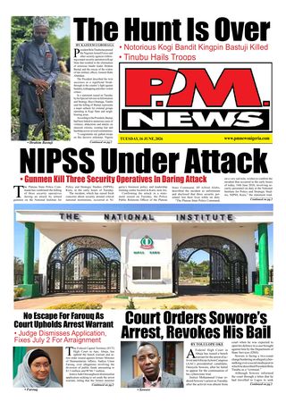 PM News - June 16, 2026 — front page