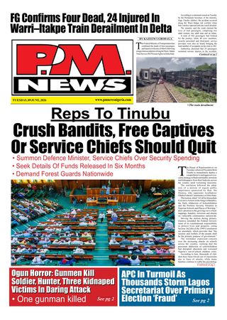 PM News - June 9, 2026 — front page
