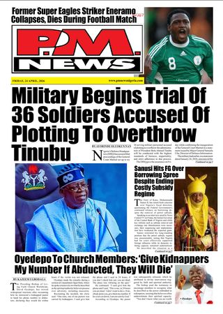 PM News - April 24, 2026 — front page