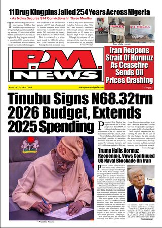 PM News - April 17, 2026 — front page