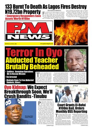 PM News - May 18, 2026 — front page