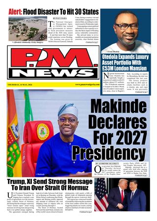 PM News - May 14, 2026 — front page