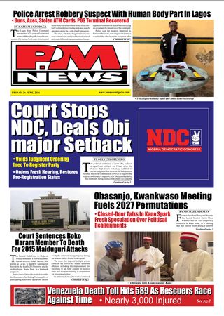 PM News - June 26, 2026 — front page