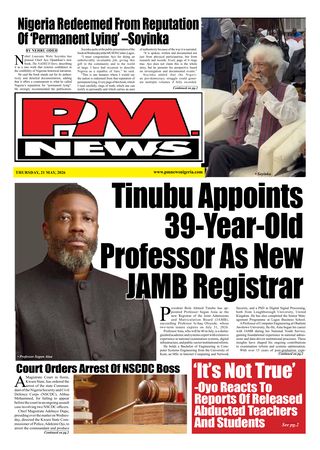 PM News - May 21, 2026 — front page